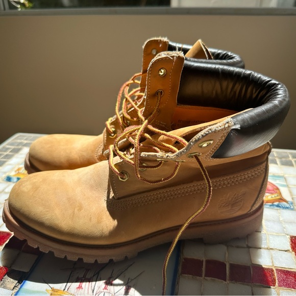 Vintage Timberland Tan Leather Boots - Picture 1 of 9